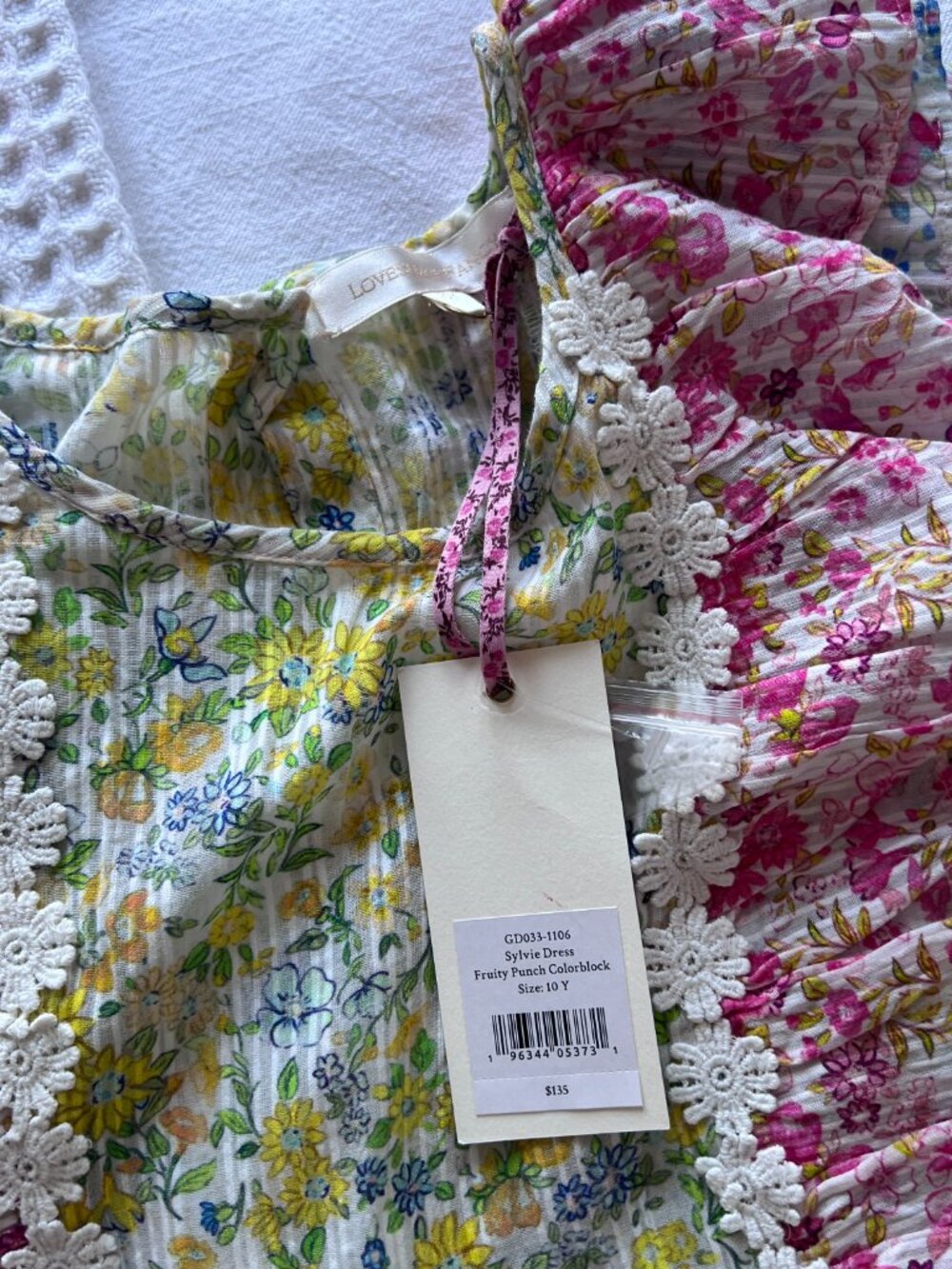NWT LoveShackFancy Sylvie Dress - Picture 3 of 5